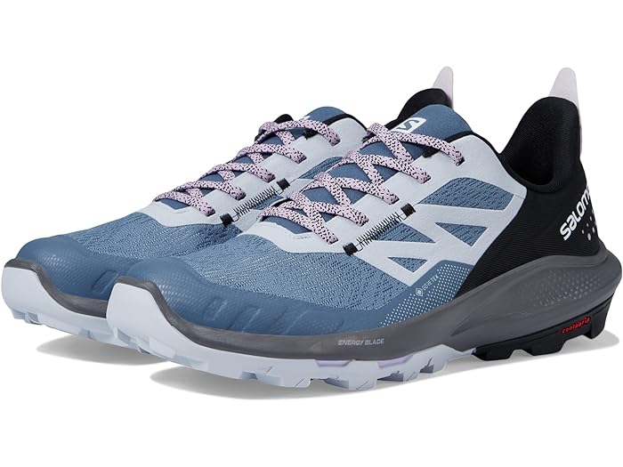 (取寄) サロモン レディース アウトパルス Gtx Salomon women Salomon Outpulse GTX China Blue Arctic Ice Orchid Bloom