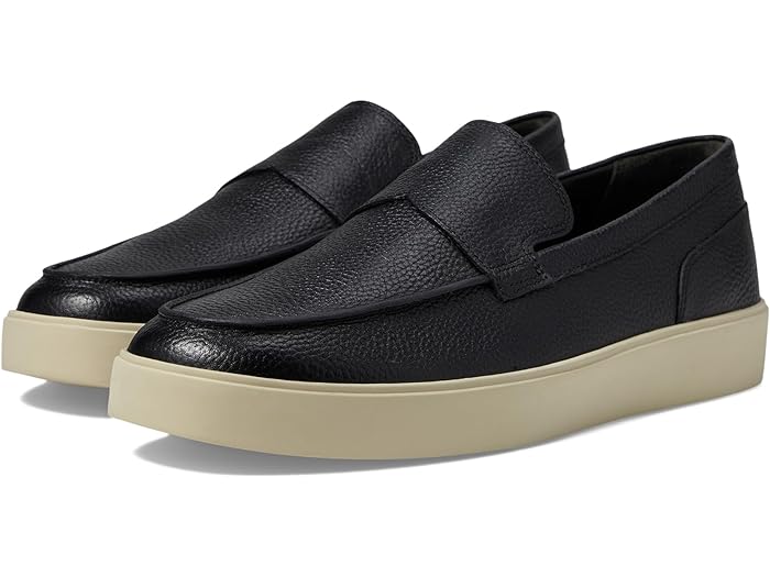 楽天スウィートラグ（取寄） ヴィンス メンズ トーレン スリップ-オン ローファー Vince men Vince Toren Slip-On Loafer Black Pebbled Leather