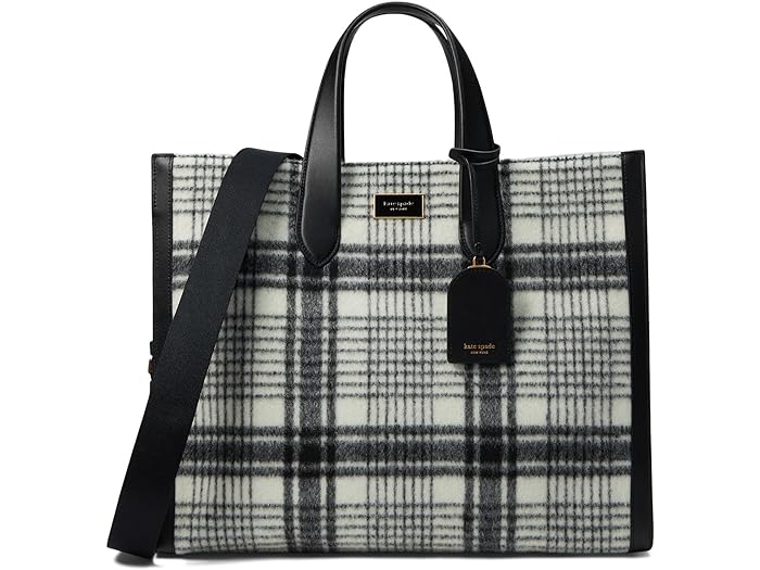 (取寄) ケイトスペード レディース マンハッタン スタジオ プレイド ファブリック ラージ トート Kate Spade New York women Kate Spad..