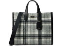 () PCgXy[h fB[X }nb^ X^WI vCh t@ubN [W g[g Kate Spade New York women Kate Spade New York Manhattan Studio Plaid Fabric Large Tote French Cream Multi