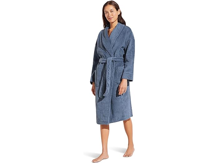 () Go[WFC jZbNX e[ [u Eberjey Eberjey Unisex Terry Robe Coastal Blue