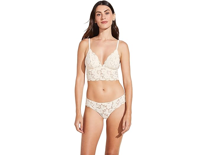 () С ǥ ʥ -  饷å 󥰥饤 ֥å Eberjey women Eberjey Naya - The Classic Longline Bralette Ivory