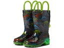 (取寄) ウエスタンチーフ キッズ ボーイズ ライテッド レイン ブーツ (トドラー/リトル キッド) Western Chief Kids boys Western Chief Kids Lighted Rain Boots (Toddler/Little Kid) Dino Lighted