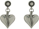 (取寄) ブライトン レディース プレシャス ハート ポスト ドロップ イヤリングス Brighton women Brighton Precious Heart Post Drop Earrings Silver