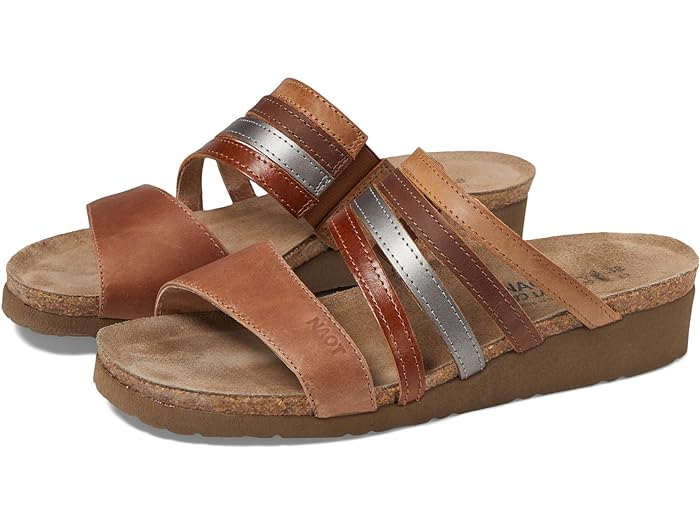 () ʥ ǥ ڥȥ Naot women Naot Peyton Latte Brown Leather/Mirror ...