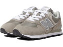 (取寄) ニューバランス スニーカー キッズ ボーイズ 574 コア New Balance Kids boys 574 Core (Little Kid) Grey/White