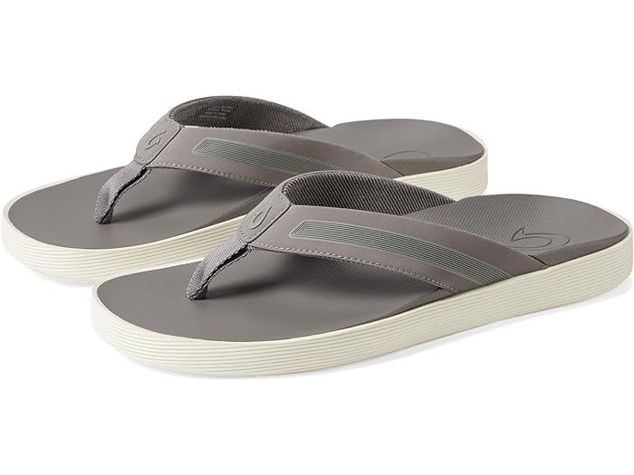 (取寄) オルカイ メンズ リーワード サンダル OluKai men OluKai Leeward Sandal Graphite/Graphite 1