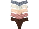 (取寄) ハンキー パンキー レディース シグニチャー レース ロウ ライズ トング 5-パック Hanky Panky women Hanky Panky Signature Lace Low Rise Thong 5-Pack Shining Armor Grey Ivory Vanilla Desert Rose Cappucino 1