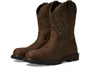 (取寄) アリアット メンズ グランドブレーカー プル-オン スティール トゥ Ariat men Ariat Groundbreaker Pull-on Steel Toe Brown