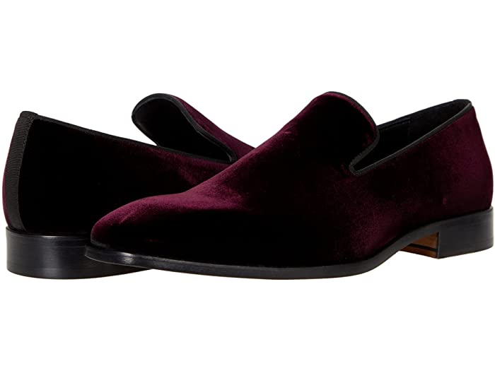 (取寄) マッシモ マッテオ メンズ イタリアン ベルネット スリップ-オン Massimo Matteo men Massimo Matteo Italian Velvet Slip-On Burgundy