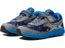 (取寄) サッカニー キッズ ボーイズ ライド 10 JR (トドラー/リトル キッド) Saucony Kids boys Saucony Kids Ride 10 Jr (Toddler/Little Kid) Grey/Blue/Space