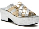 (取寄) ケイティー ペリー レディース ザ ビジー ビー クリスクロス スライド Katy Perry women Katy Perry The Busy Bee Crisscross Slide Silver Multi