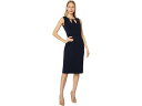 () hi [K fB[X ~fB X[uX hX EBY lbN JbgAEc Donna Morgan women Donna Morgan Midi Sleeveless Dress with Neck Cutouts Twilight Navy