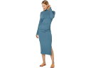 () ThC fB[X ^[glbN ~fB hX SUNDRY women SUNDRY Turtleneck Midi Dress Slate Blue