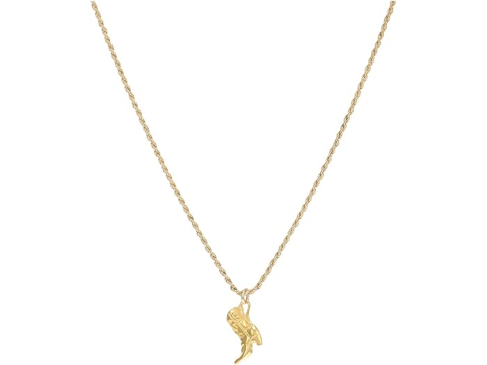 () hM[h fB[X LbN A** JE{[C u[g y_g lbNX Dogeared women Dogeared Kick A** Cowboy Boot Pendant Necklace Gold