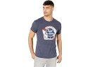 () IWiguh Y re[W gC-uh puXg u[ { eB[ The Original Retro Brand men The Original Retro Brand Vintage Tri-Blend Pabst Blue Ribbon Tee Streaky Navy