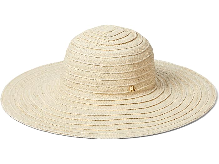 () [ t[ fB[X XgCv T nbg LAUREN Ralph Lauren women LAUREN Ralph Lauren Stripe Sun Hat Natural/White