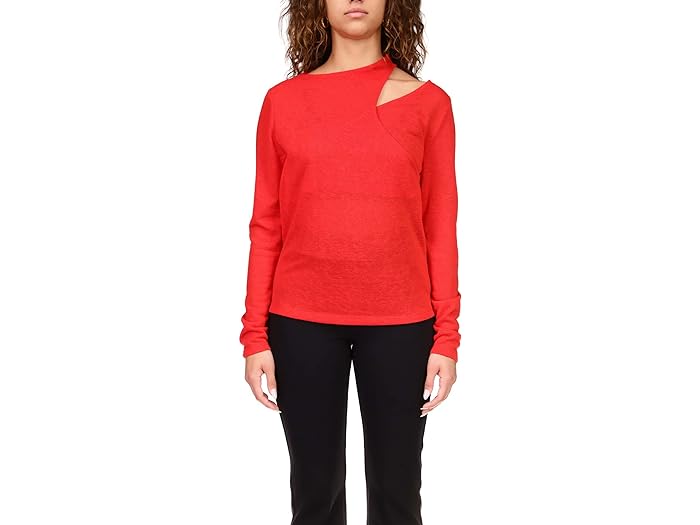 () TN`A fB[X f[g iCg jbg gbv Sanctuary women Sanctuary Date Night Knit Top Rouge