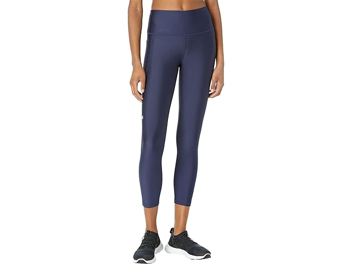 () A_[A[}[ fB[X q[gMA A[}[ nCEGXg AN MOX Under Armour women Under Armour HeatGear Armour High-Waisted Ankle Leggings Midnight Navy/White