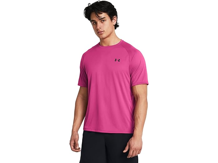 (取寄) アンダーアーマー メンズ Ua テック ショート スリーブ ティー Under Armour men Under Armour UA Tech Short Sleeve Tee Astro Pink/Black