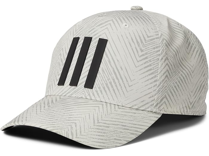 (取寄) アディダス ゴルフ メンズ ツアー 3ストライプ プリンテッド キャップ adidas Golf men adidas Golf Tour 3-Stripes Printed Cap Silver Pebble