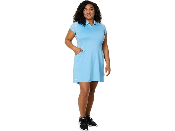 (取寄) アディダス ゴルフ レディース アルティメット365 ショート スリーブ ドレス adidas Golf women adidas Golf Ultimate365 Short Sleeve Dress Semi Blast Blue