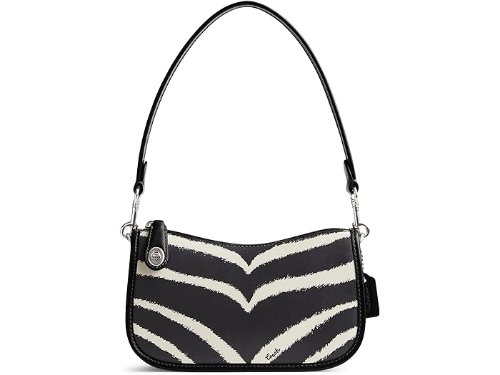 () R[` fB[X vebh U[ XEBK[ 20 COACH women COACH Printed Leather Swinger 20 Zebra