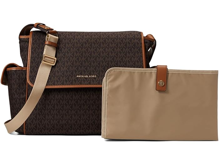 (取寄) マイケルコース レディース ラージ ダイパー バッグ メッセンジャー MICHAEL Michael Kors women MICHAEL Michael Kors Large Diaper Bag Messenger Brown/Acorn