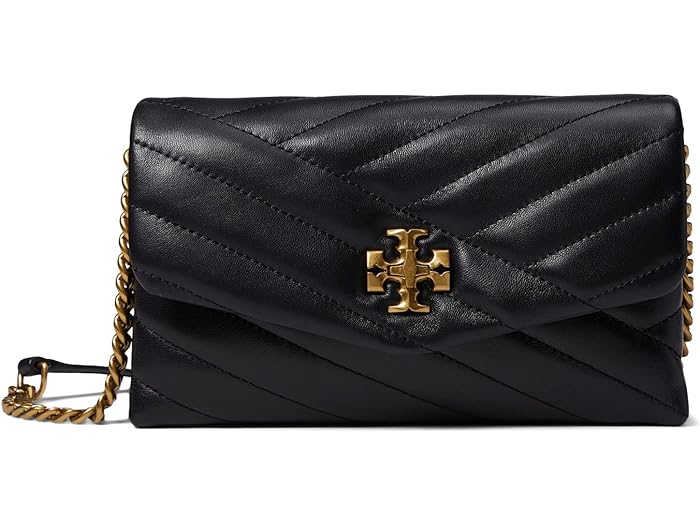 () g[o[` fB[X L VFu `FC EHbg Tory Burch women Tory Burch Kira Chevron Chain Wallet Black