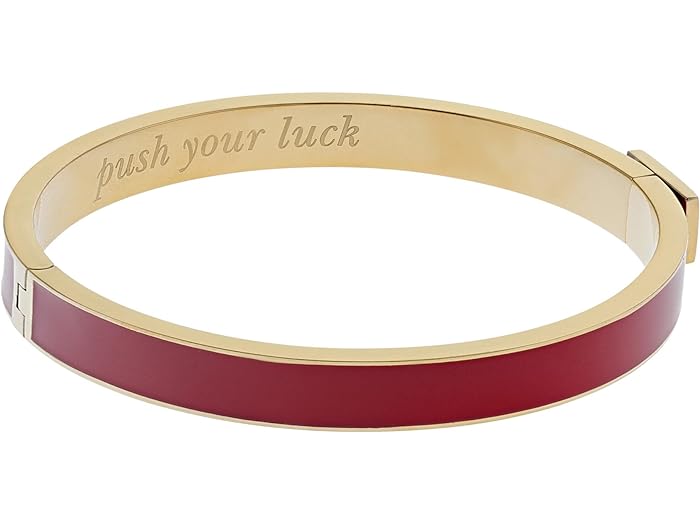 () ȥڡ ǥ 7  ǥ ץå 楢 å Х󥰥륹 Kate Spade New York women Kate Spade New York 7 mm Idiom Push Your Luck Bangles Red