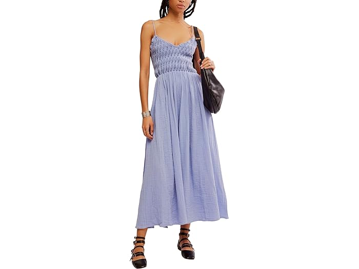 () ե꡼ԡץ ǥ  ʥå󥰥 Free People women Free People Sweet Nothings Midi-Solid Blue Heron