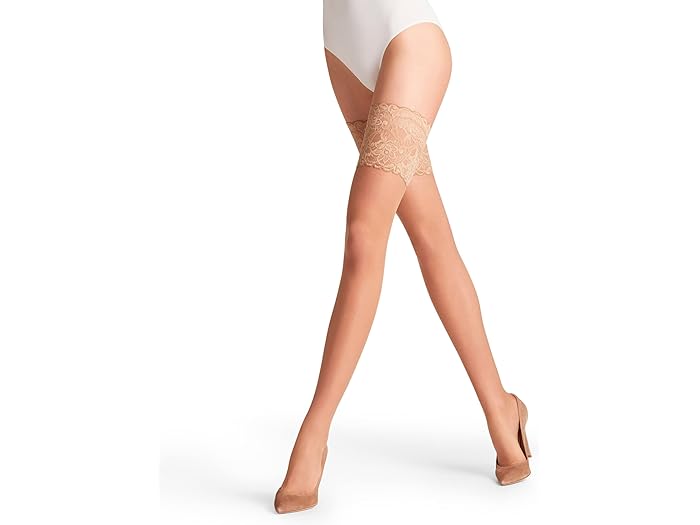 () t@P fB[X TCfObg 15 XeB Abv ^Cc Falke women Falke Seidenglatt 15 Stay Up Tights Beige (Powder 4169)