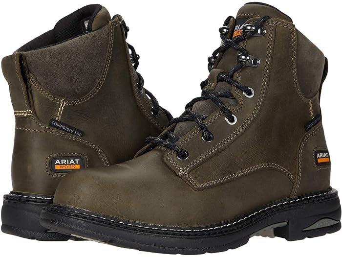 (取寄) アリアット レディース ケイシー 6 コンプ トゥ Ariat women Casey 6" Comp Toe Shadow