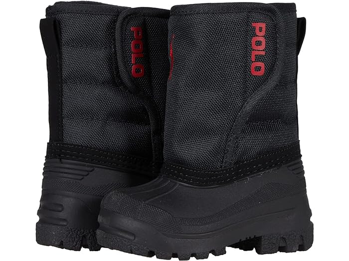 () ե å å ϡԥ䡼 EZ ֡ (ȥ å/ӥå å) Polo Ralph Lauren Kids kids Polo Ralph Lauren Kids Harpyr EZ Boot (Little Kid/Big Kid) Black Nylon/Red Pony Player