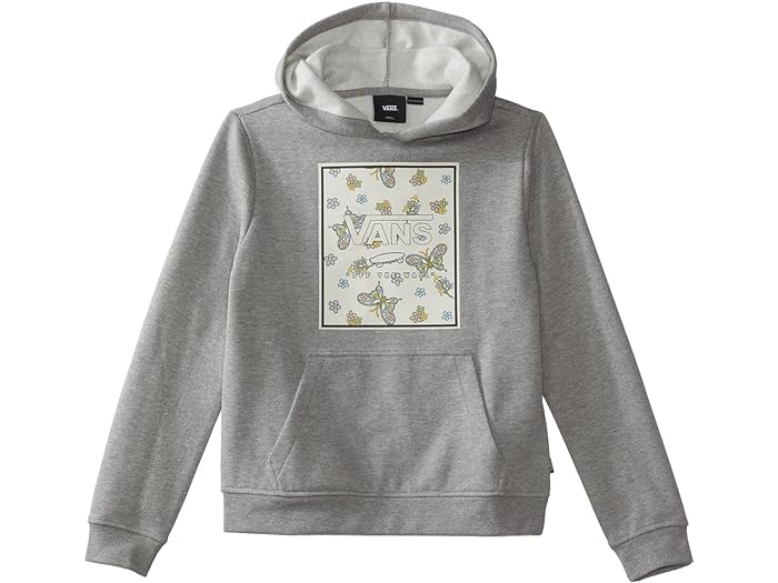 (取寄) バンズ キッズ ガールズ バタフライ フローラル ボックス ブーディ (ビッグ キッズ) Vans Kids girls Vans Kids Butterfly Floral Box Hoodie (Big Kids) Grey Heather