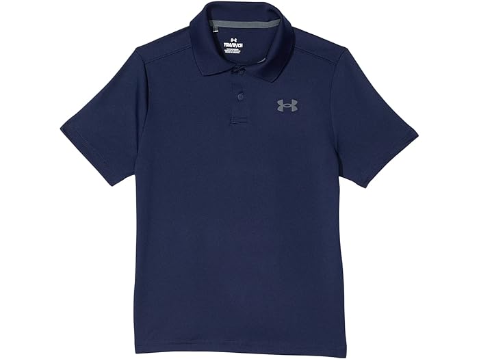 (取寄) アンダーアーマー キッズ ボーイズ パフォーマンス ポロ (ビッグ キッズ) Under Armour Kids boys Performance Polo (Big Kids) Midnight Navy/Pitch Gray