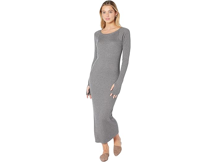 () XvfBbh fB[X uJ Z[^[hX Splendid women Splendid Blanca Sweaterdress Heather Charcoal