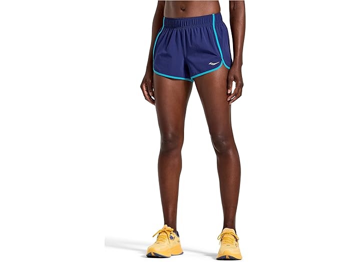 (取寄) サッカニー レディース アウトペース 3 ショーツ Saucony women Saucony Outpace 3" Shorts Sodalite