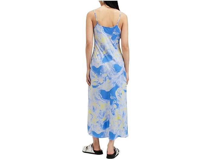 (取寄) オールセインツ レディース ブリオニア スパイラル ドレス AllSaints women Bryony Spiral Dress Violet Blue