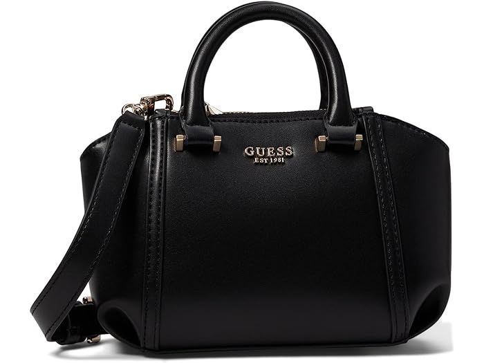 () QX fB[X CG ~j Xe[^X Tb`F GUESS women GUESS Leie Mini Status Satchel Black