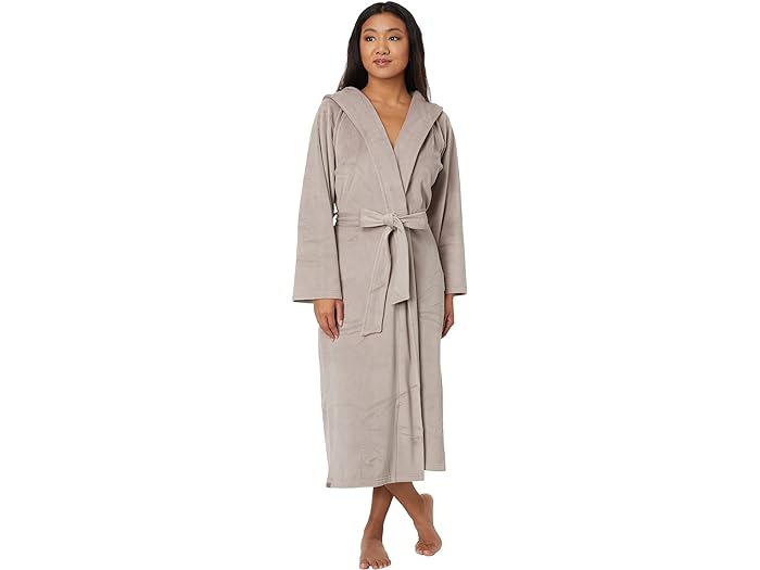 楽天スウィートラグ（取寄） ベアフットドリームス レディース リュクスシック フーデット ローブ Barefoot Dreams women Barefoot Dreams LuxeChic Hooded Robe Deep Taupe