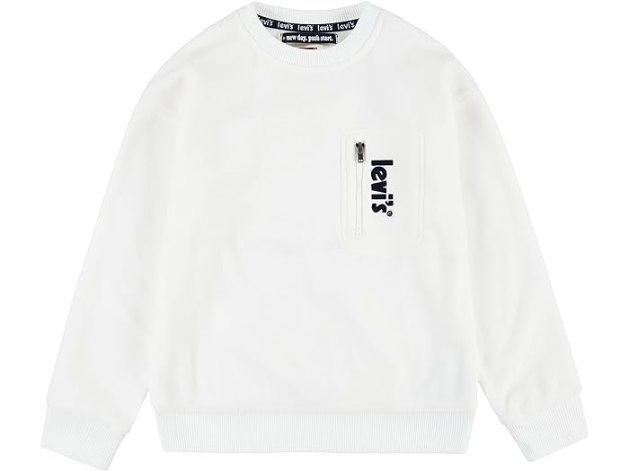 (取寄) リーバイス キッズ ボーイズ クルー ネック スウェットシャツ (リトル キッズ) Levi's Kids boys Levi's Kids Crew Neck Sweatshirt (Little Kids) Sugar Swizzle