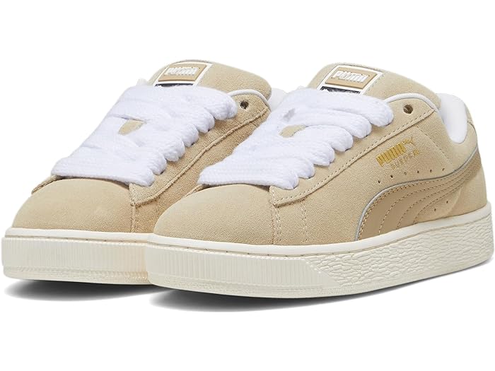 (取寄) プーマ キッズ キッズ プーマ キッズ スエード Xl スニーカー (ビッグ キッド) PUMA Kids kids PUMA Kids Puma Kids Suede XL Sneakers (Big Kid) Putty-Warm White 1