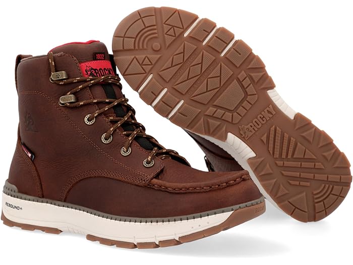 (取寄) ロッキー メンズ リバウンド ウェッジ コンポジット トゥ Rocky men Rebound Wedge Composite Toe Brown