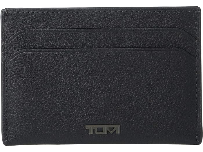 トゥミ (取寄) トゥミ ナッソー マネー クリップ カード ケース Tumi Tumi Nassau Money Clip Card Case Black Textured