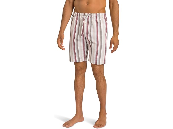 () ϥ  ʥ  ǥ ֥ 硼 Hanro men Hanro Night &Day Woven Shorts Russet Beige Stripe