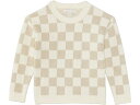 () xAtbgh[X LbY K[Y `FbJ[h vI[o[ Barefoot Dreams Kids girls Barefoot Dreams Kids Checkered Pullover Oatmeal/Cream