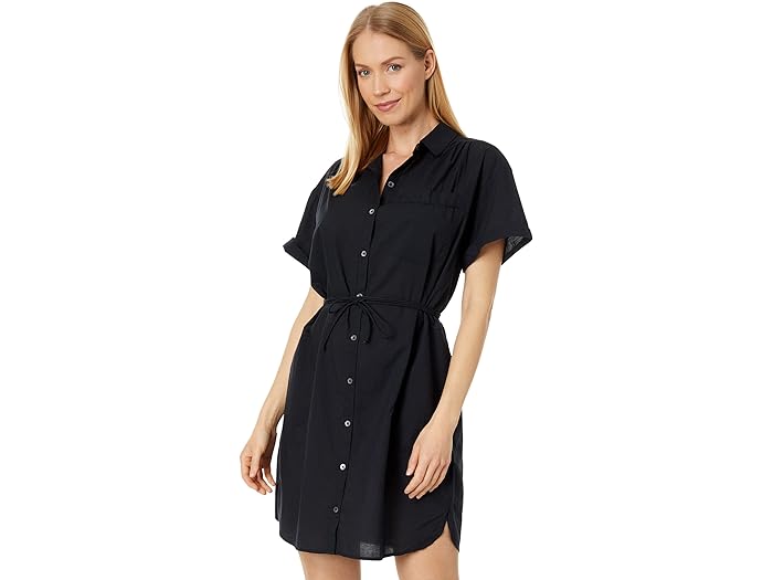 ()  P fB[X V[g X[u VchX Lilla P women Lilla P Short Sleeve Shirtdress Black