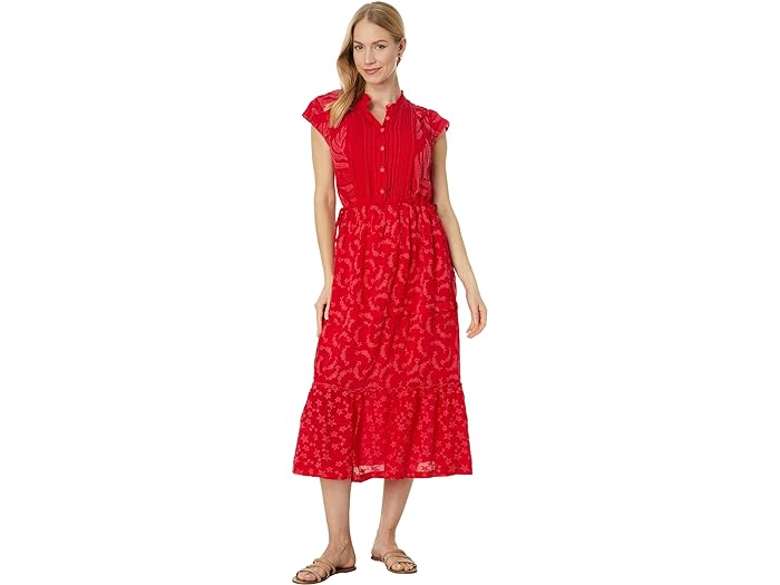 () Wj[ Y fB[X oC^[ Xbv hX Johnny Was women Johnny Was Vitaly Slip Dress Rose Red