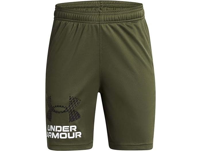 (取寄) アンダーアーマー キッズ キッズ テック ロゴ ショーツ (ビッグ キッズ) Under Armour Kids kids Under Armour Kids Tech Logo Shorts (Big Kids) Marine OD Green/Black